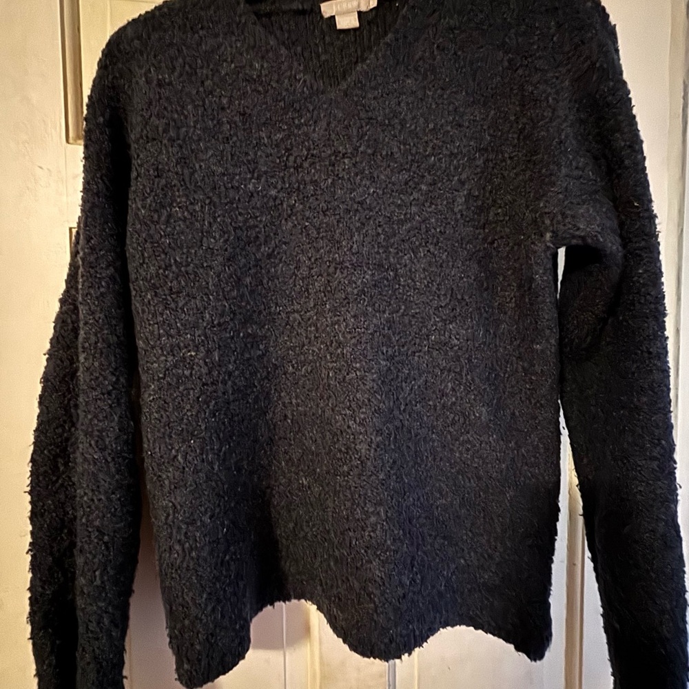 J. Crew Navy V-Neck Sweater